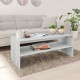 Coffee Table Concrete Grey 100x40x40 cm Chipboard