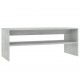 Coffee Table Concrete Grey 100x40x40 cm Chipboard