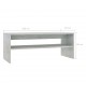 Coffee Table Concrete Grey 100x40x40 cm Chipboard