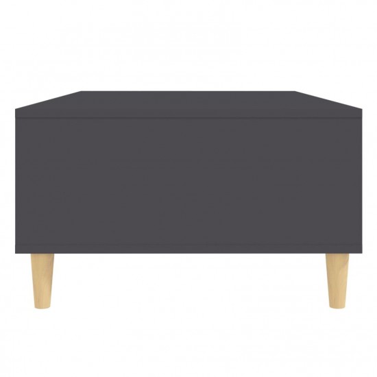 Coffee Table Grey 103.5x60x35 cm Chipboard