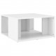 Coffee Tables 4 pcs High Gloss White 33x33x33 cm Chipboard