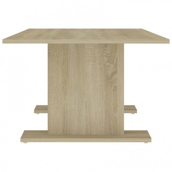 Coffee Table Sonoma Oak 103.5x60x40 cm Chipboard