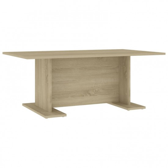 Coffee Table Sonoma Oak 103.5x60x40 cm Chipboard