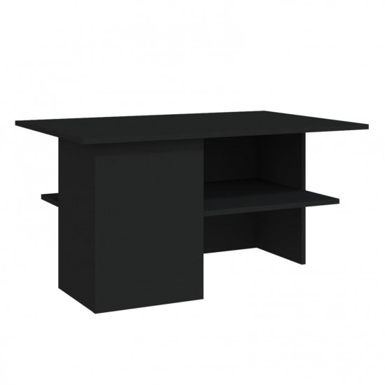 Coffee Table Black 90x60x46.5 cm Chipboard