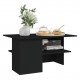 Coffee Table Black 90x60x46.5 cm Chipboard