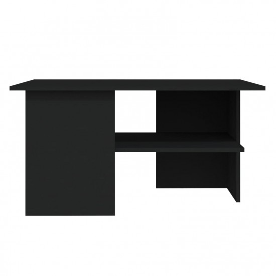 Coffee Table Black 90x60x46.5 cm Chipboard