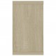 Wall Cube Shelves 6 pcs Sonoma Oak 80x15x26.5 cm Chipboard