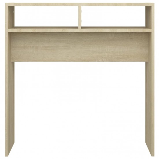 Console Table Sonoma Oak 78x30x80 cm Chipboard