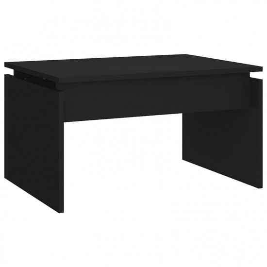 Coffee Table Black 68x50x38 cm Chipboard