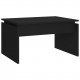 Coffee Table Black 68x50x38 cm Chipboard