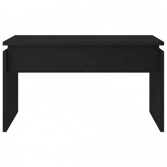 Coffee Table Black 68x50x38 cm Chipboard