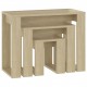  Nesting Tables 3 pcs Sonoma Oak Engineered Wood