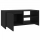 Coffee Table Black 102x50x45 cm Engineered Wood