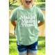 Green Kids Making Mama Proud Print Tee