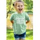 Green Kids Making Mama Proud Print Tee