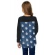 Blue Floral Print Kids Long Sleeve Top