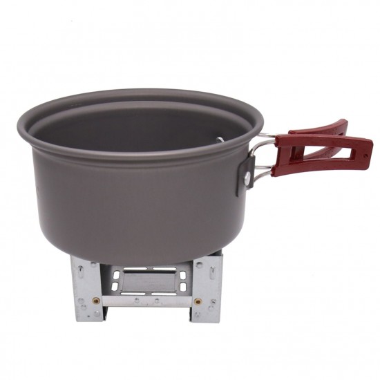 Portable Foldable Mini Camping Stove Solid Fuel Wax Burner Outdoor Picnic Alcohol Stove