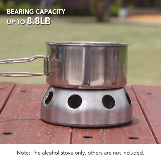 Portable Mini Solidified Alcohol Stove Camping Backpacking Picnic BBQ Cooking Alcohol Stove