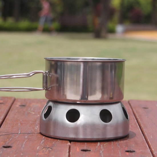 Portable Mini Solidified Alcohol Stove Camping Backpacking Picnic BBQ Cooking Alcohol Stove