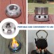 Portable Mini Solidified Alcohol Stove Camping Backpacking Picnic BBQ Cooking Alcohol Stove