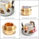 Mini Alcohol Stove Cooking Pot Cookset for Outdoor Camping Hiking Backpacking Fishing