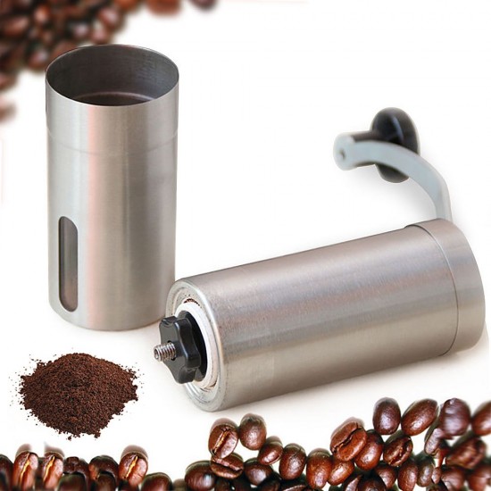 Manual Coffee Grinder Portable Hand Coffee Grinder with Adjustable Setting Conical Ceramic Burr Grinder Stainless Steel Coffee Mill for Drip Coffee Espresso for Home and   Travel