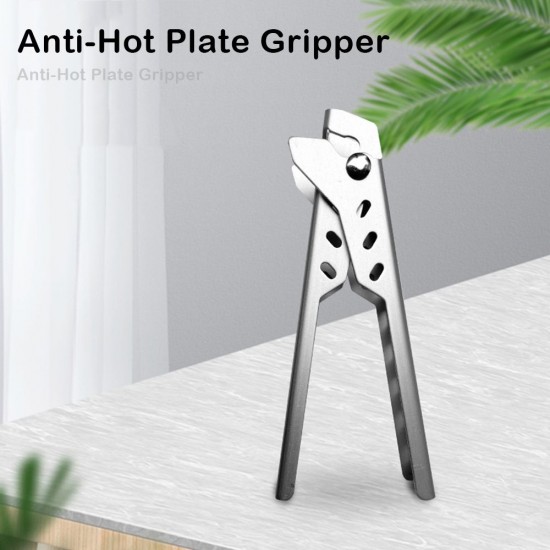 Anti-Hot Plate Gripper Dish Plate Lifter Pan Holder Clamp Bowl Clip Tong