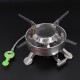 BRS-10 Outdoor Portable Camping Picnic Split-Type Stainless Steel Butane Gas Stove Cooker Burner Big Power Large Blaze