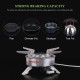 BRS-10 Outdoor Portable Camping Picnic Split-Type Stainless Steel Butane Gas Stove Cooker Burner Big Power Large Blaze