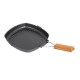 Outdoor Camping Frying Pan Ultralight Iron Steak Pot with Foldable Handle Cooking Tableware