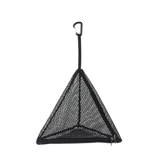 Outdoor Triangles Drying Net PVC Hangings Net Bag Foldable Storage Bag Camping Hangings Insect-proof Food Packs