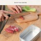 Lunch Box Mini Cutting Board Combo Set with Mini Folding Stove Steaming Rack Folding Windshield Fork Spoon Chopsticks