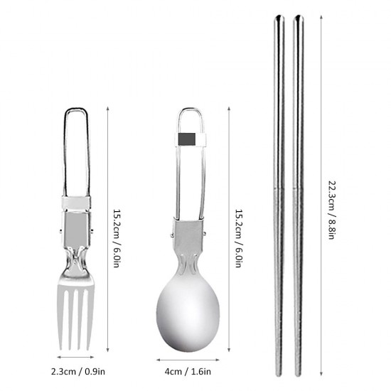 Lunch Box Mini Cutting Board Combo Set with Mini Folding Stove Steaming Rack Folding Windshield Fork Spoon Chopsticks