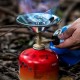 Outdoor Camping Stove Backpacking Gases Stove Burner with Windproof Design for Outdoor Cooking Camping Picnic Hiking