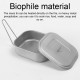 0.8mm Thick Titanium Lunch Box 1000ml Large Capacity  Mess Tin with Lid Folding Handle Outdoor Camping Cookware