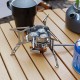 5800W Foldable Camping Gas Stove 3 Burners Piezo Ignition Lightweight Windproof Backpacking Stove Outdoor Cooking Stove for Camping Hiking Picnics