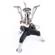 Hiking Camping Foldable Tripod Bracket Transfer Head for Gas Canister Tank Stove Holder