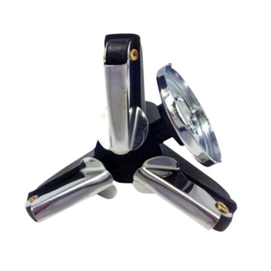 Hiking Camping Foldable Tripod Bracket Transfer Head for Gas Canister Tank Stove Holder