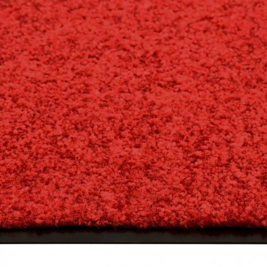 Doormat Washable Red 40x60 cm