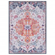 Printed Rug Multicolour 120x160 cm Fabric