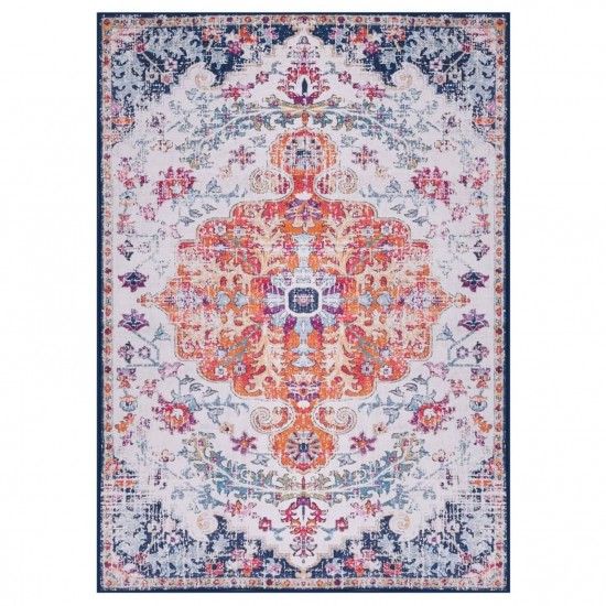 Printed Rug Multicolour 120x160 cm Fabric