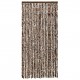 Insect Curtain Brown and White 100x220 cm Chenille