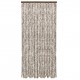 Insect Curtain Taupe and White 90x220 cm Chenille