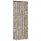 Insect Curtain Taupe and White 90x220 cm Chenille