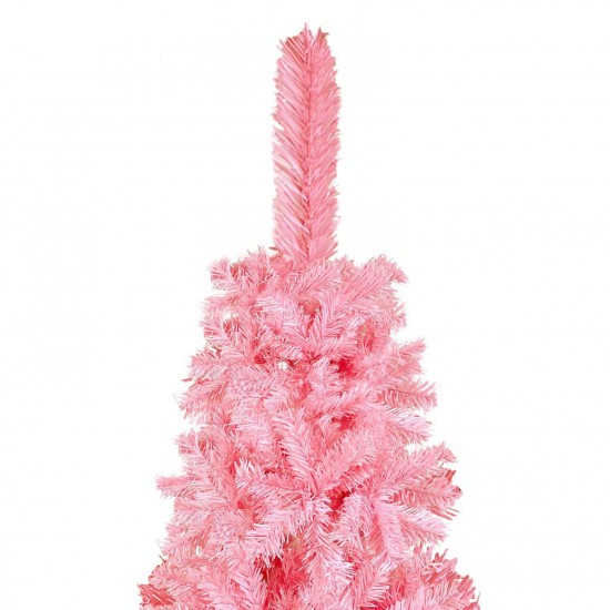 Slim Christmas Tree Pink 240 cm