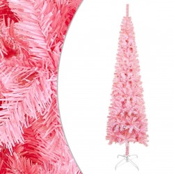 Slim Christmas Tree Pink 240 cm