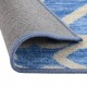 Carpet Runner Blue 80x300 cm