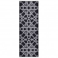 Carpet Runner Black 80x250 cm