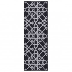 Carpet Runner Black 80x250 cm