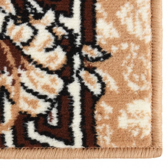 Runner Rug BCF Beige 80x300 cm